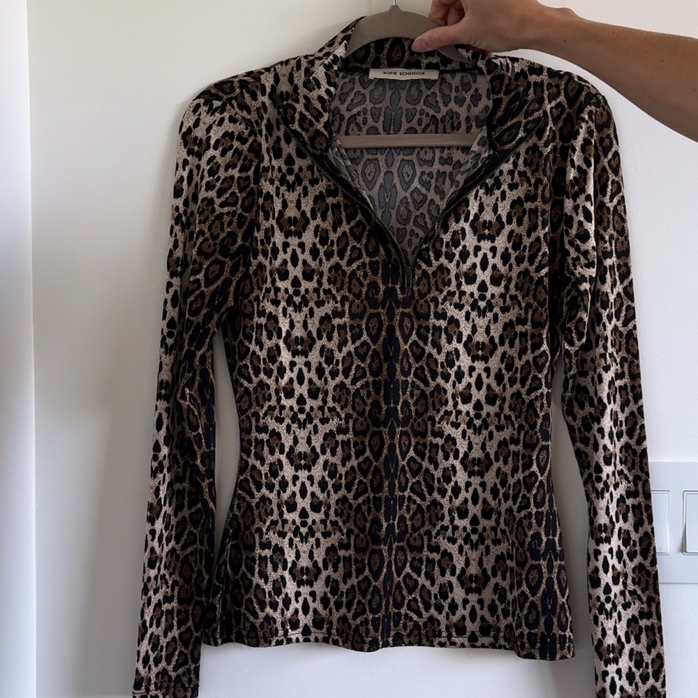 Sofie Schnoor leopard print long sleeve